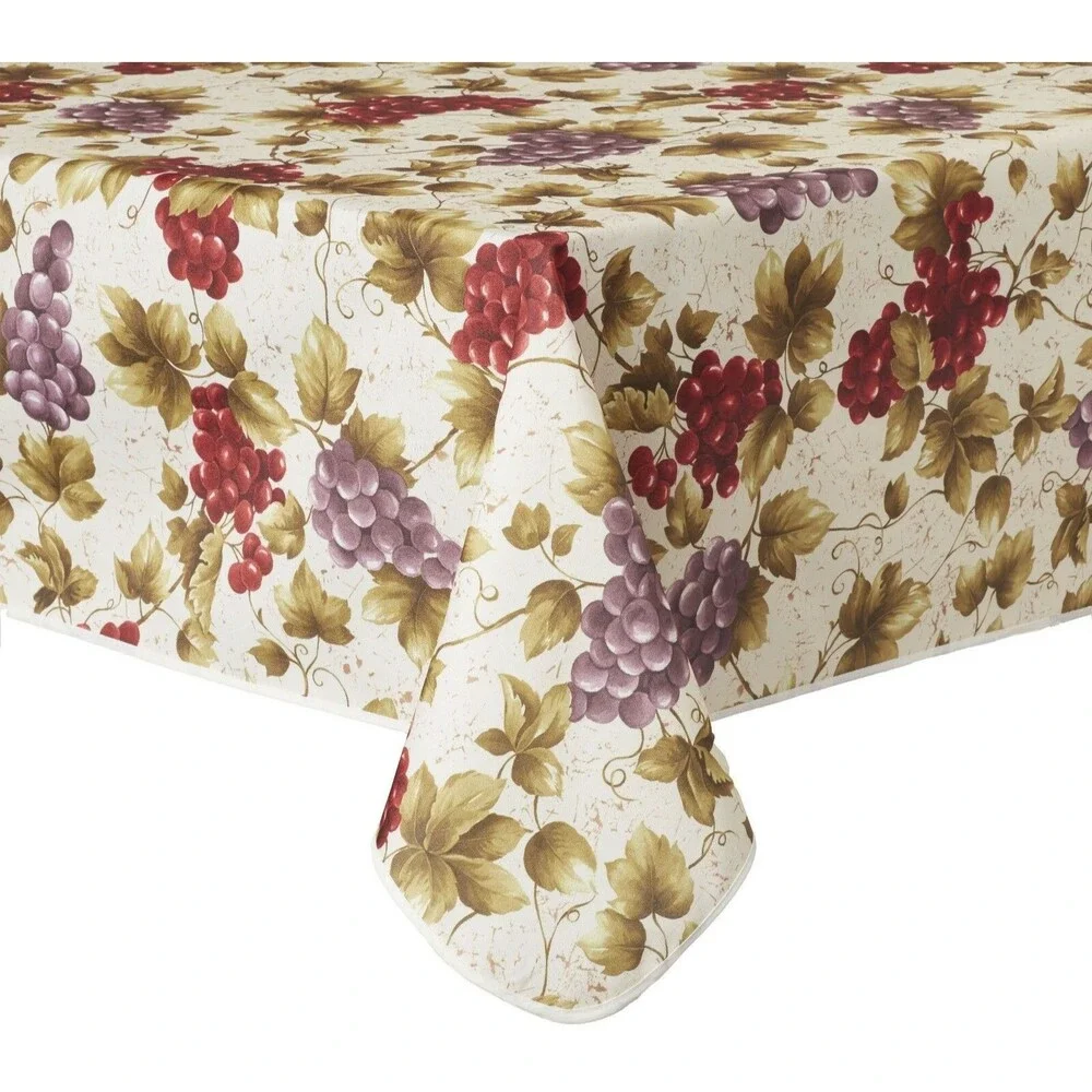 1 Printed Fabric Tablecloth, 60